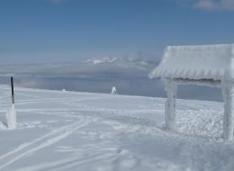 zima lyzovanie Martinky Martinské hole